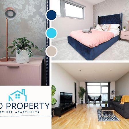 The View - Long Stay Offer - Modern Central Apartment And Parking By Cto Serviced Apartments Cardiff Eksteriør billede